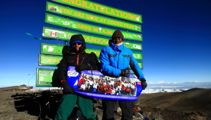 Mount Kilimanjaro summit - fundraiser Hope Tanzania Australia